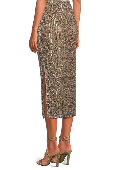 Elane Cheetah Maxi Skirt | Shop Eleanor - Women's Casual Clothing