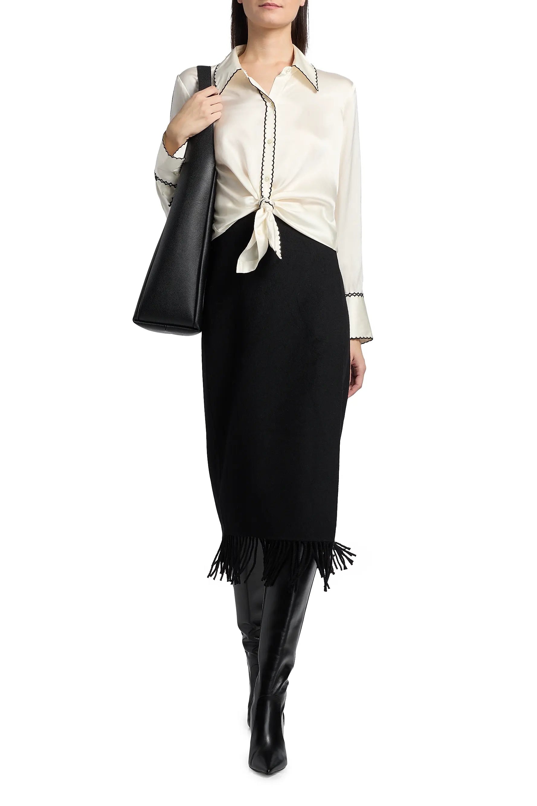 Rails Oliver Fringed Hem Skirt | Shop Eleanor - Women's Luxury Apparel