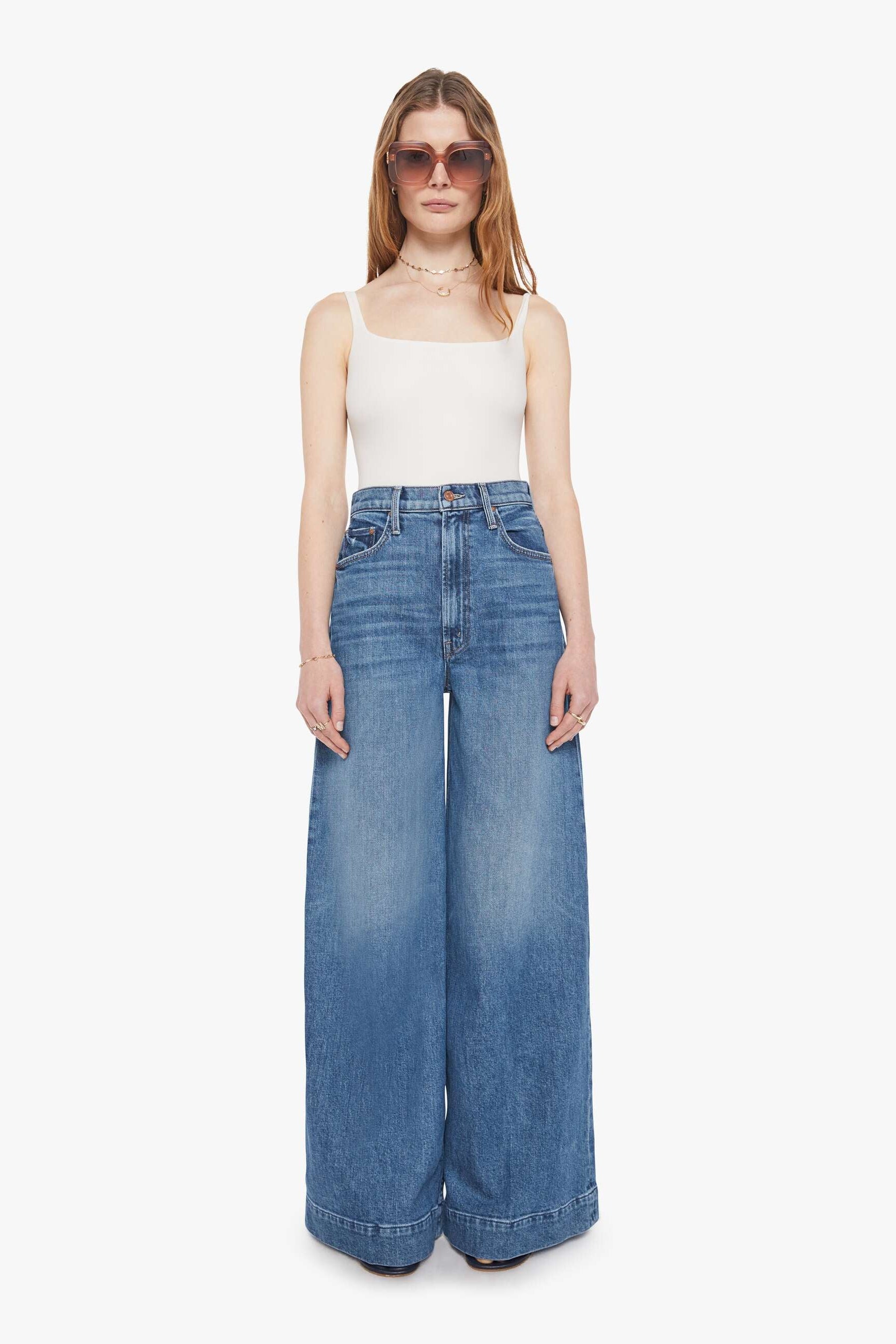 Mother The Headliner Sneak High-rise Wide-leg Denim Jean | Shop