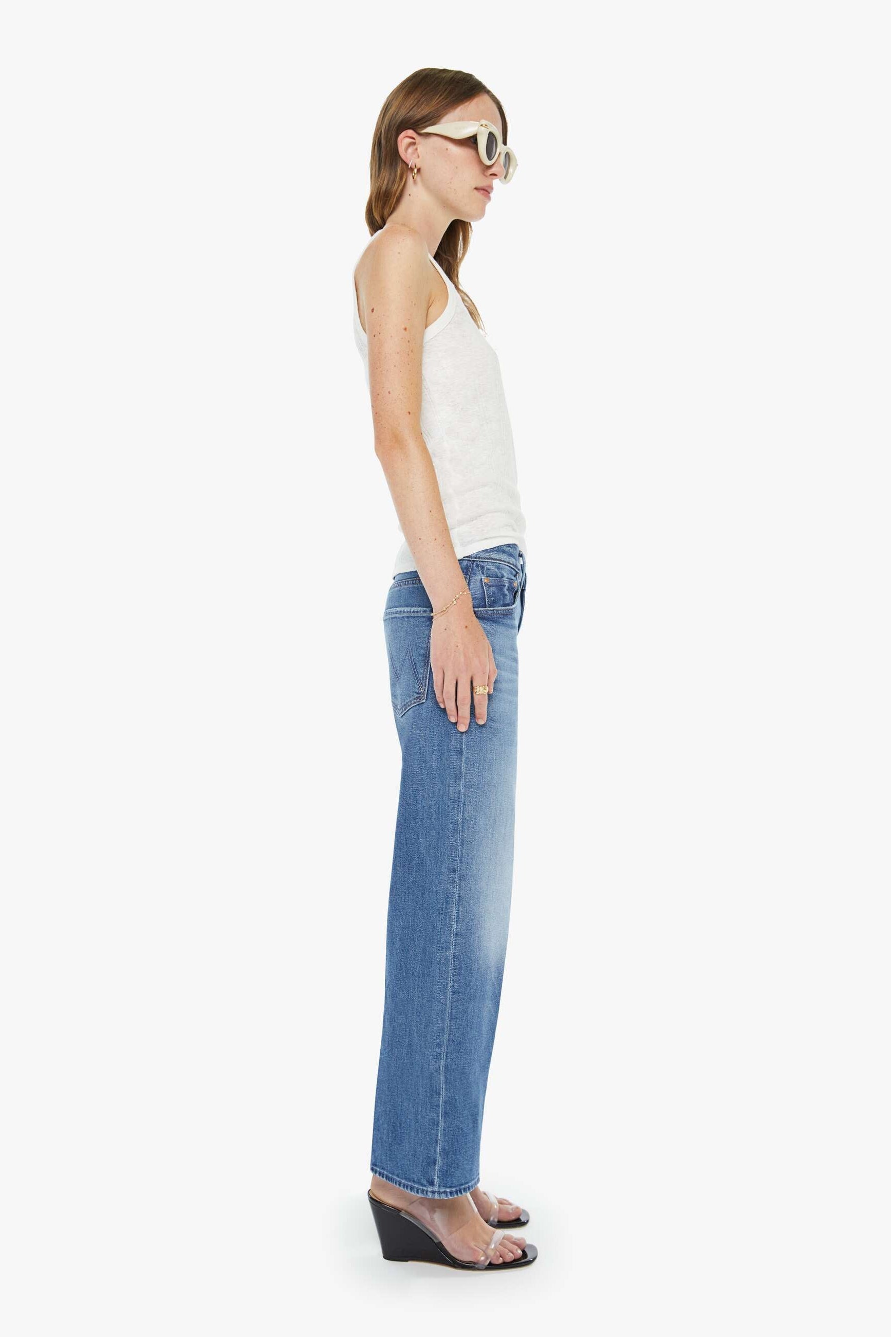 Mother Denim The Mid Rise Maven Ankle in All Your Eggs | Shop Eleanor
