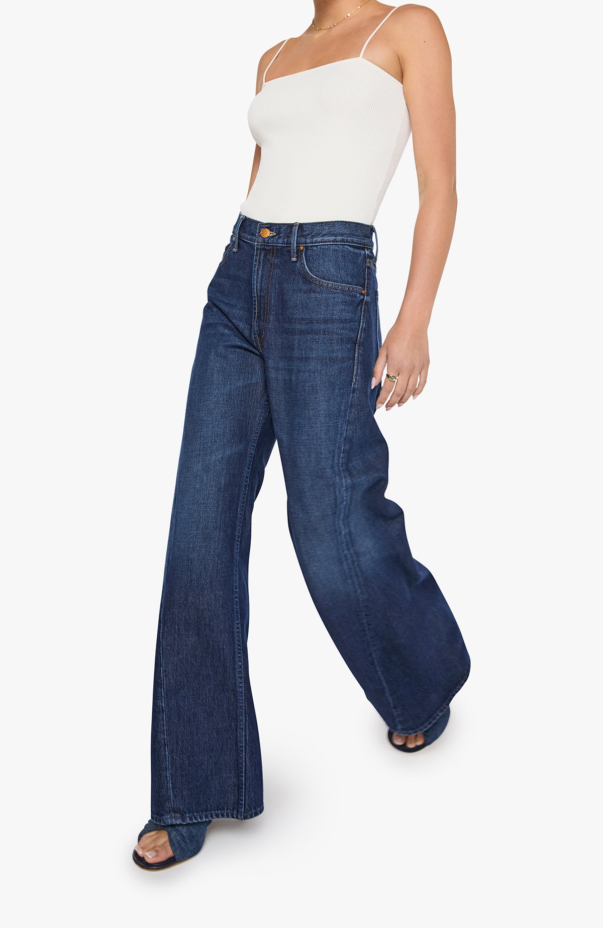 Lemon Twist Sneak Jean from Mother Denim | Shop Eleanor