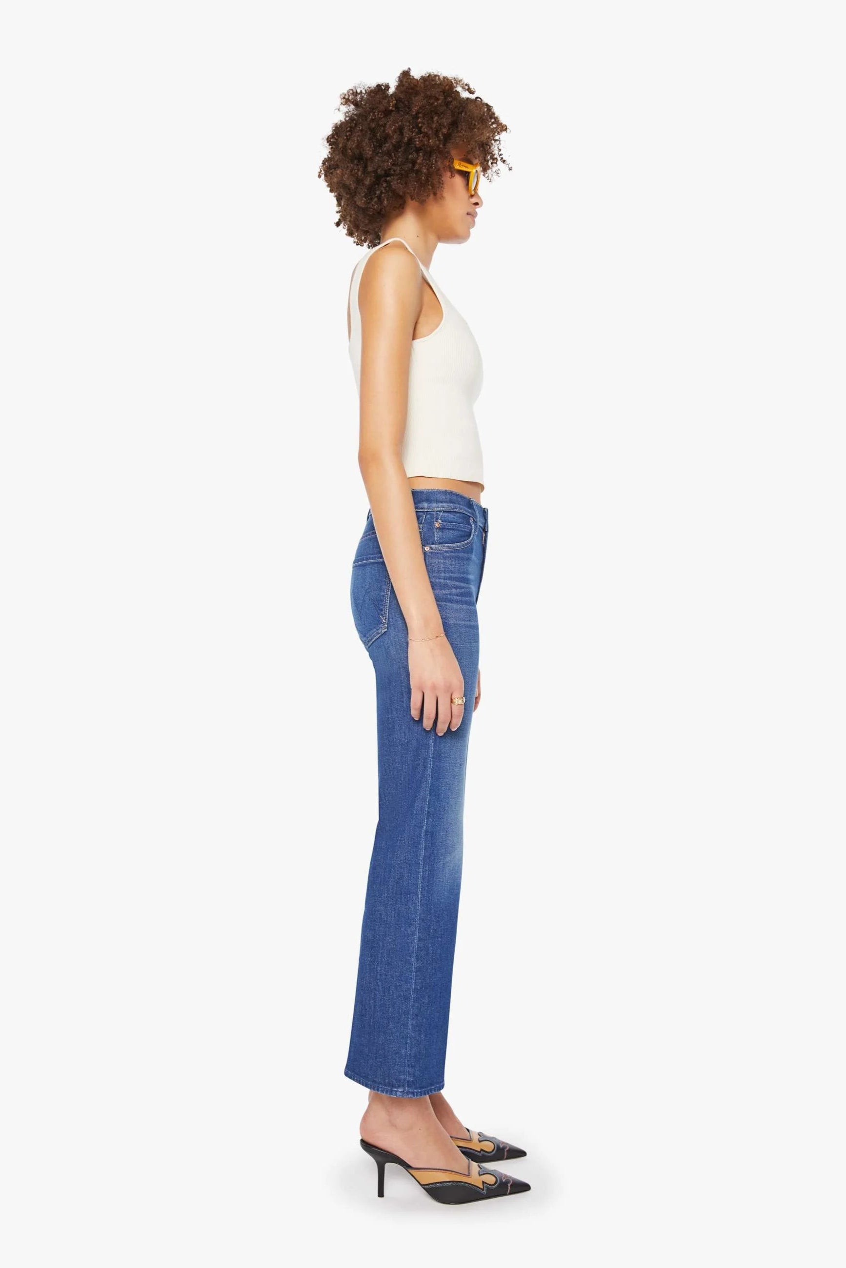 Mother Slim Straight Leg Rigid Denim Jean | Shop Eleanor - Women's High-quality Denim in Colorado