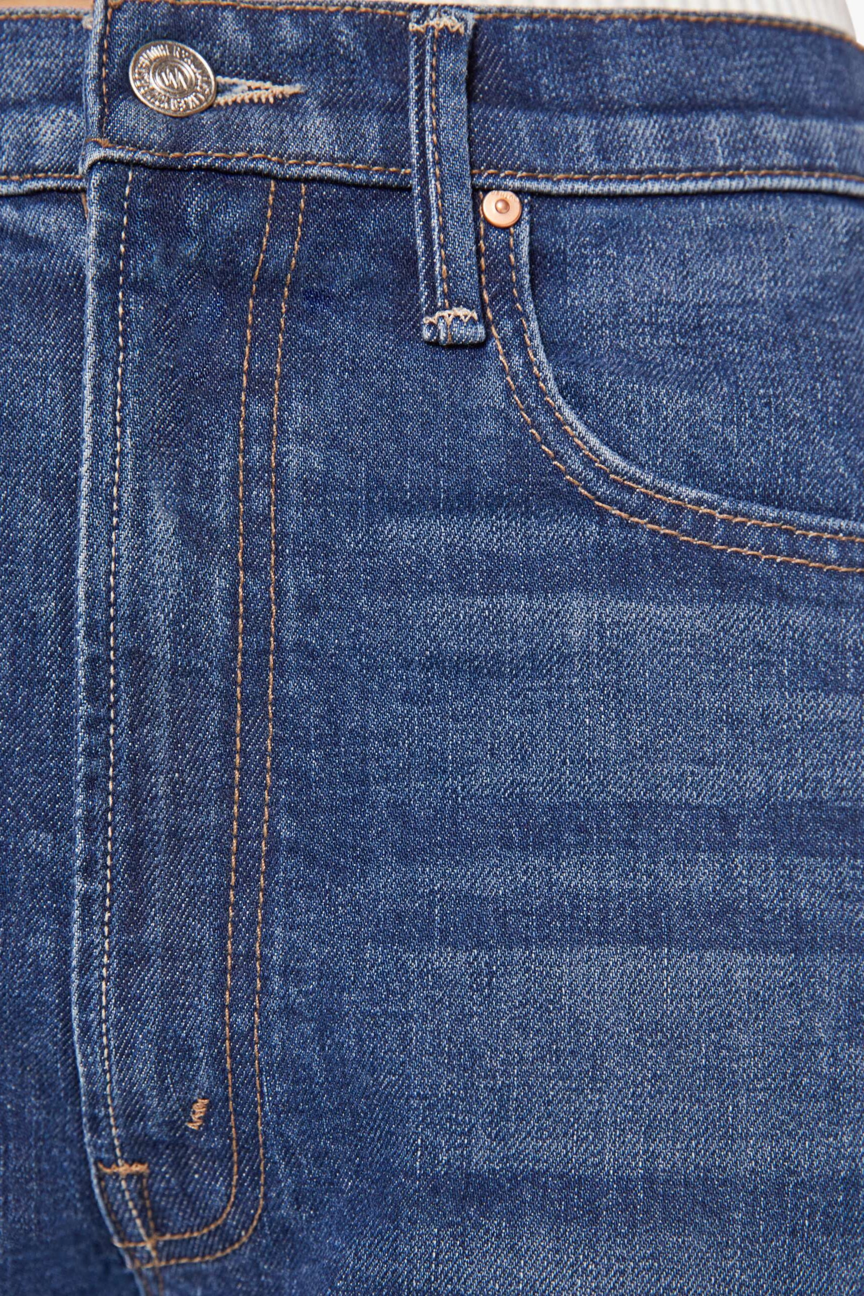 Mother Denim Half-Pipe Ankle Cuff Fray Denim Jean | Shop Eleanor - Women's Luxury Boutique in Colorado
