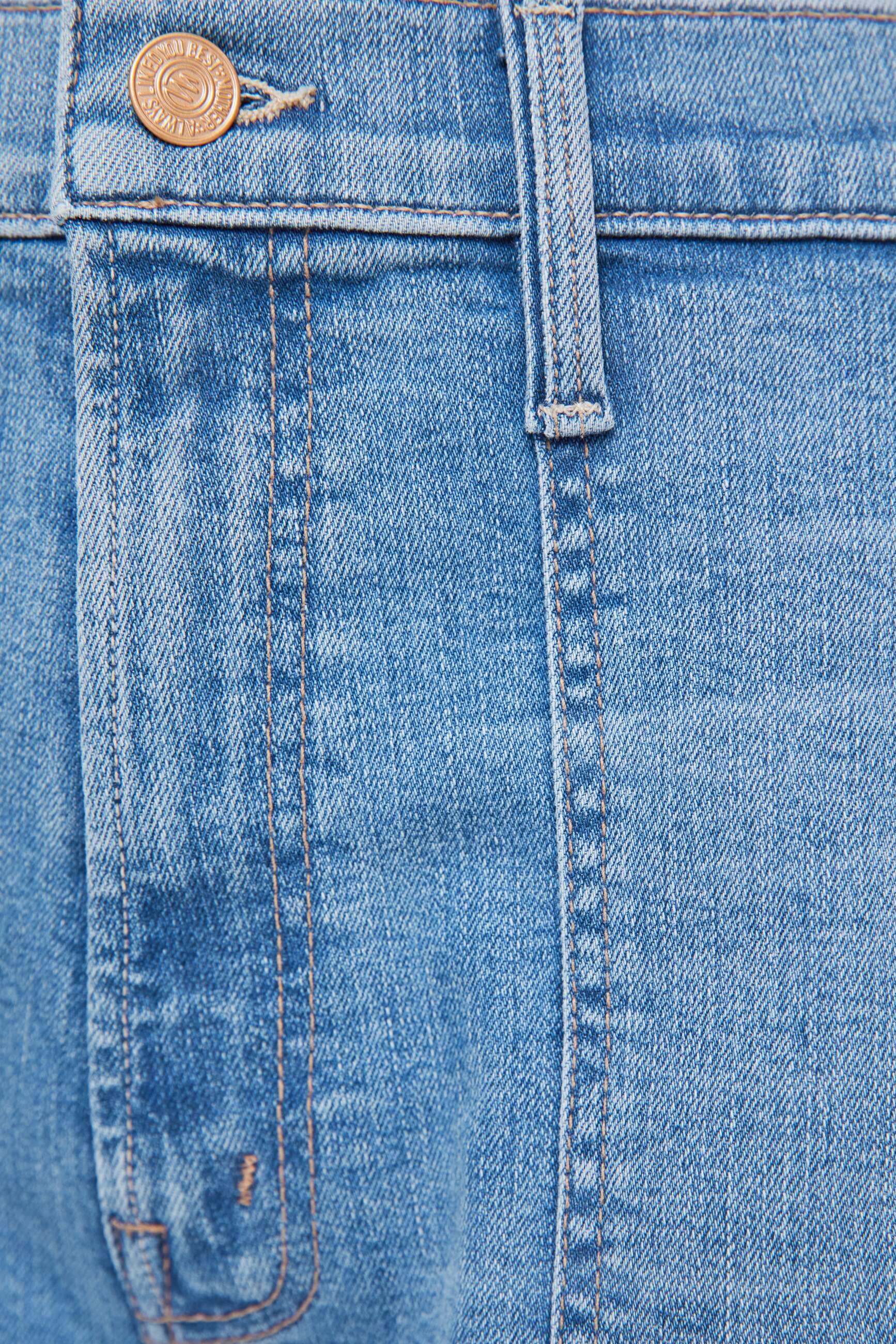 Mother The Stitch Up Maven Flood Blue Stretch Denim Jean | Shop Eleanor - Women's Apparel in Louisville, CO