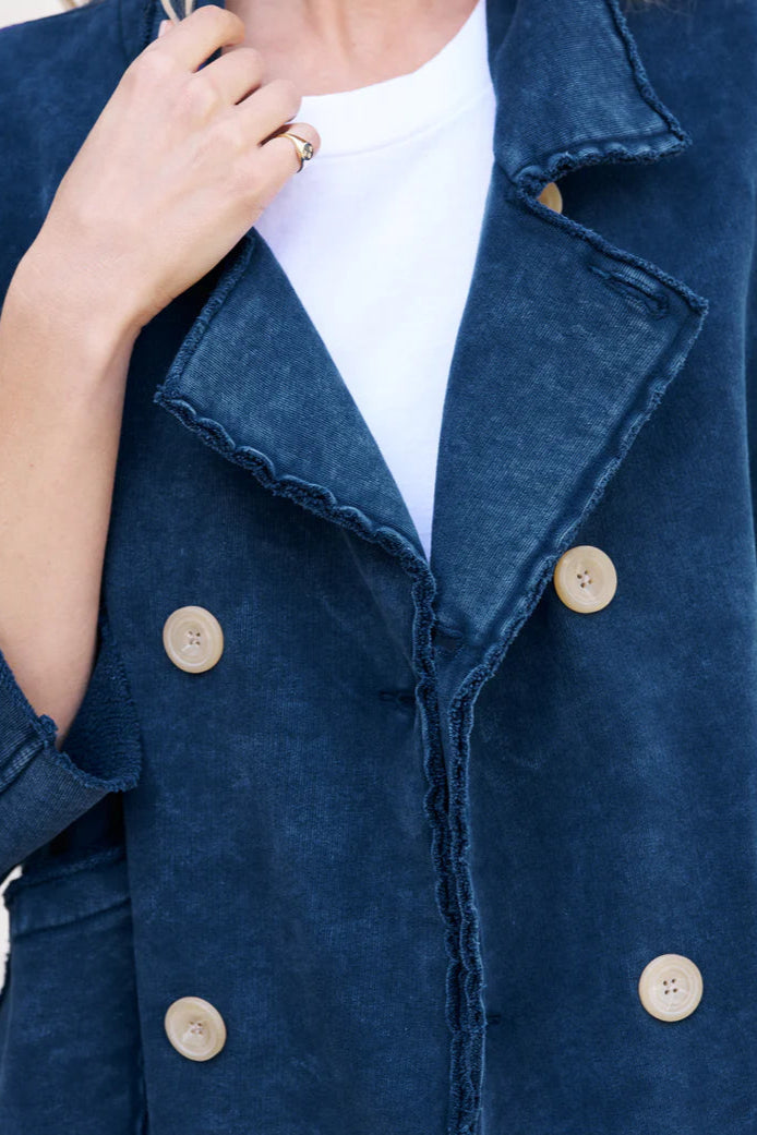 Frank & Eileen Mini Belfast Peacoat Indigo Mineral | Shop Eleanor