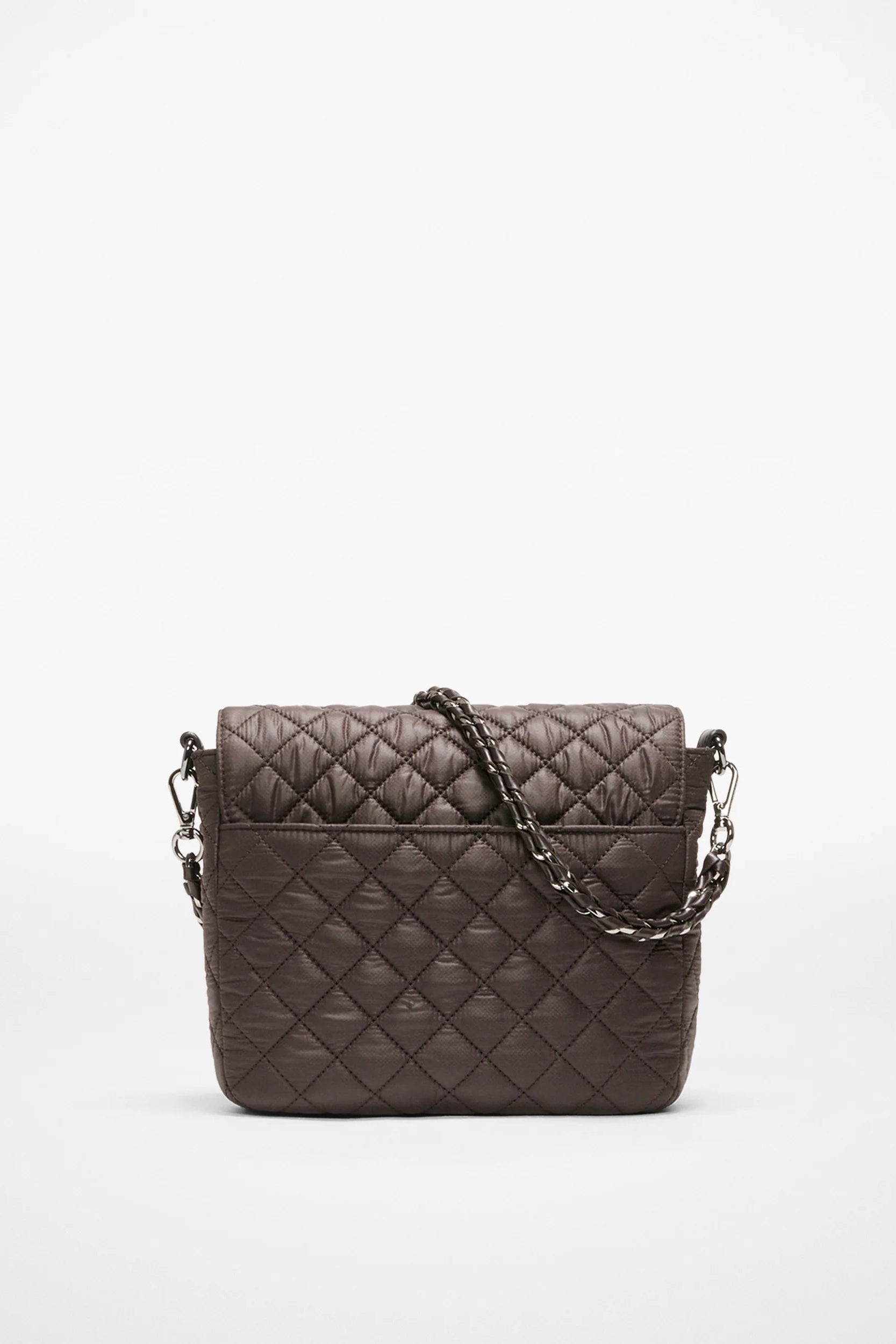 MZ Wallace Medium Crosby Lock Crossbody in Espresso | Shop Eleanor