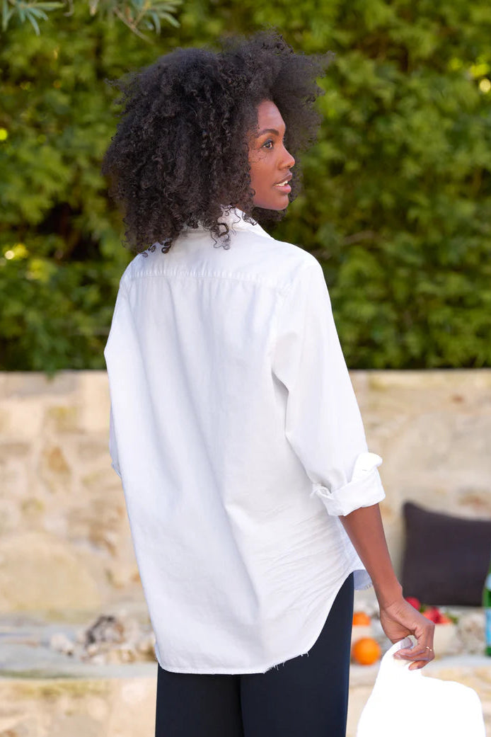 Frank & Eileen Eileen Button-Up in White Denim | Shop Eleanor