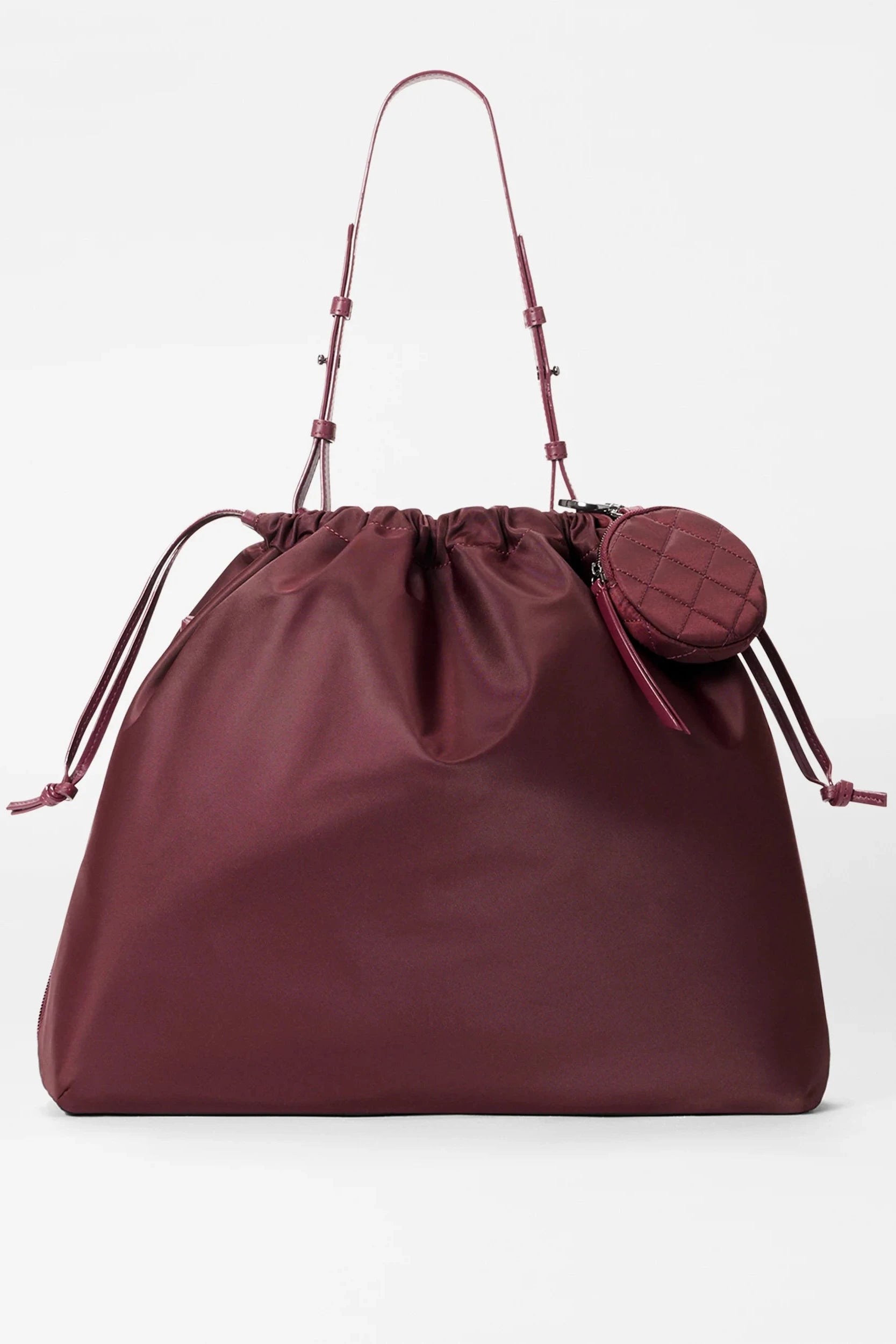 MZ Wallace Waverly Shoulder Bag in Bordeaux | Shop Eleanor