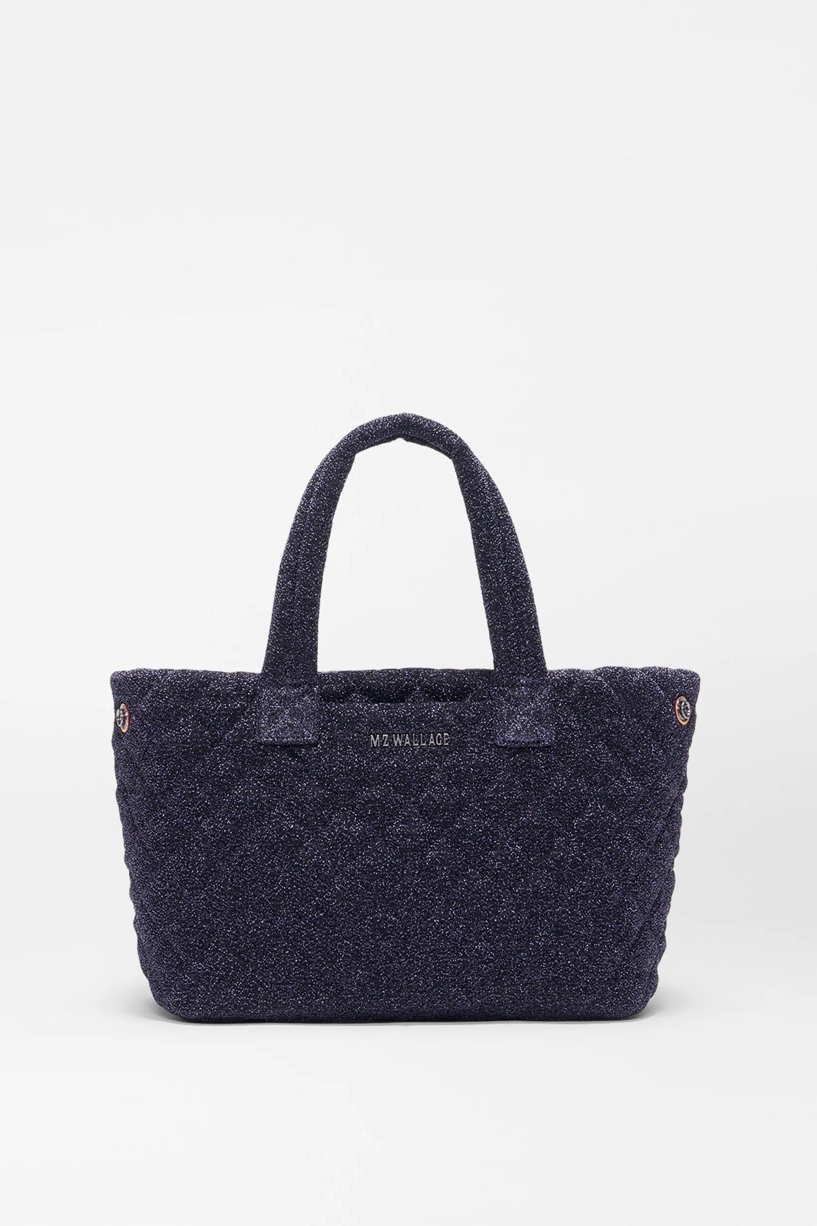 MZ Wallace Small Metro City Tote in Midnight Shimmer | Shop Eleanor