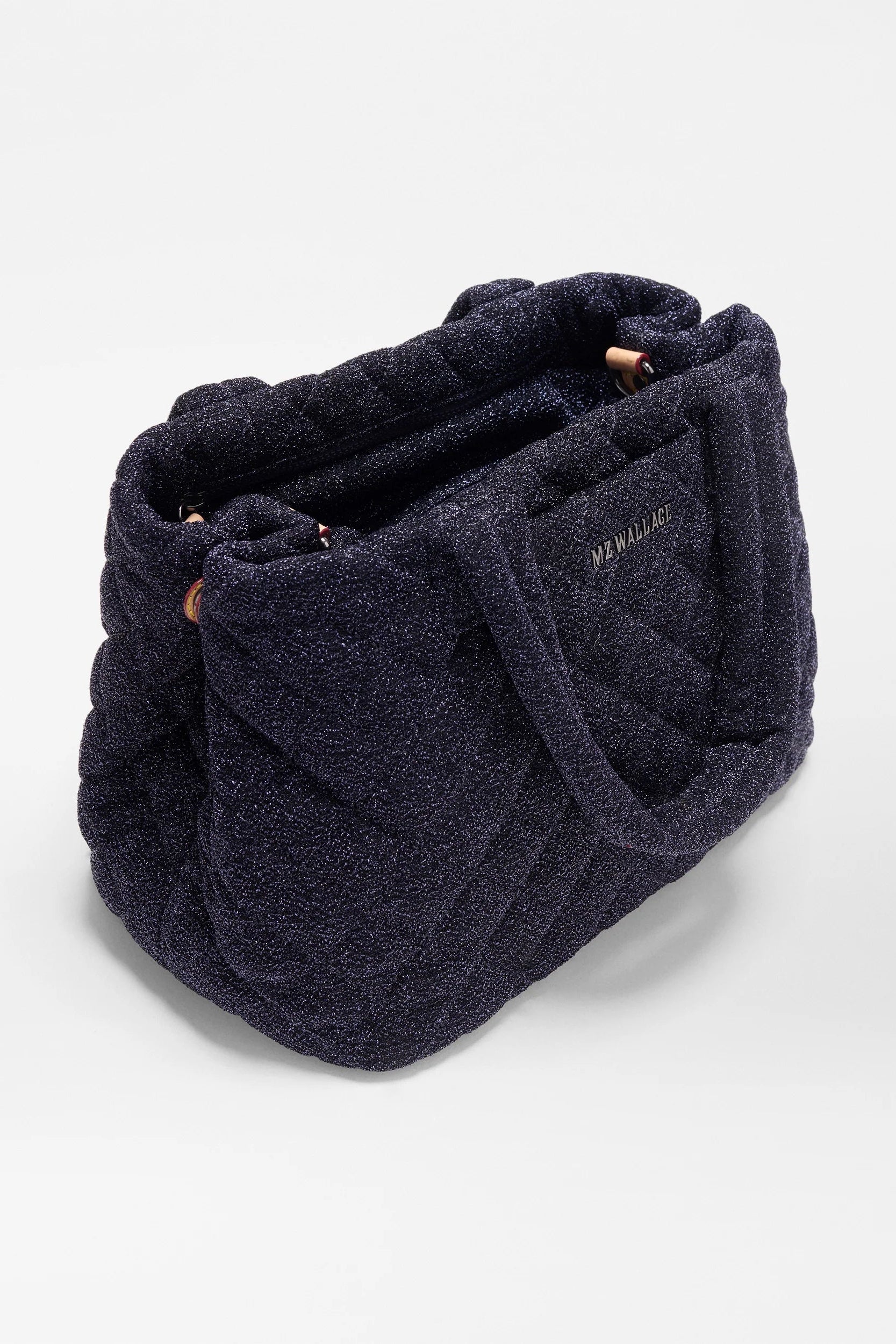 MZ Wallace Small Metro City Tote in Midnight Shimmer | Shop Eleanor