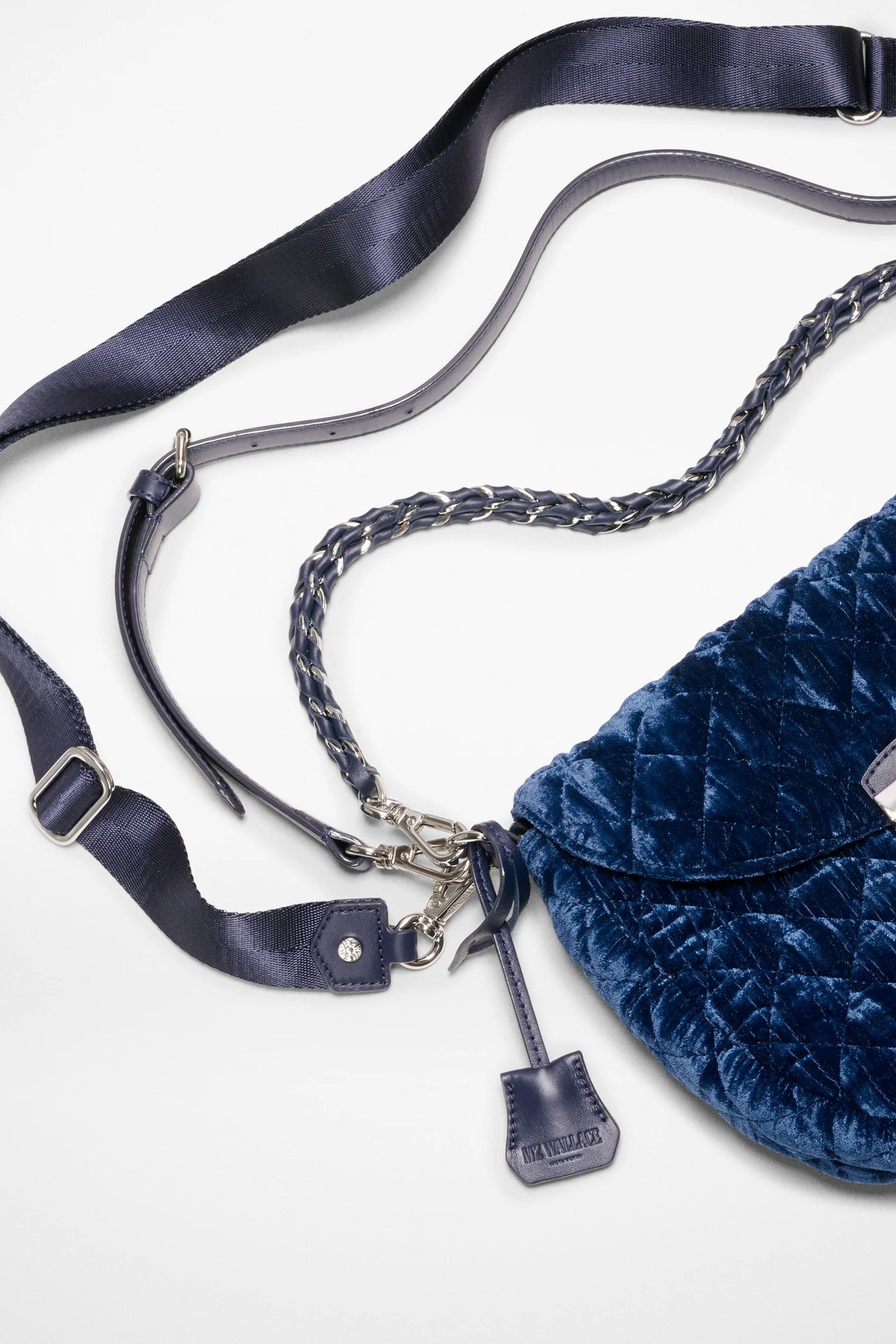 MZ Wallace Crosby Lock Crossbody in Midnight Velvet | Shop Eleanor