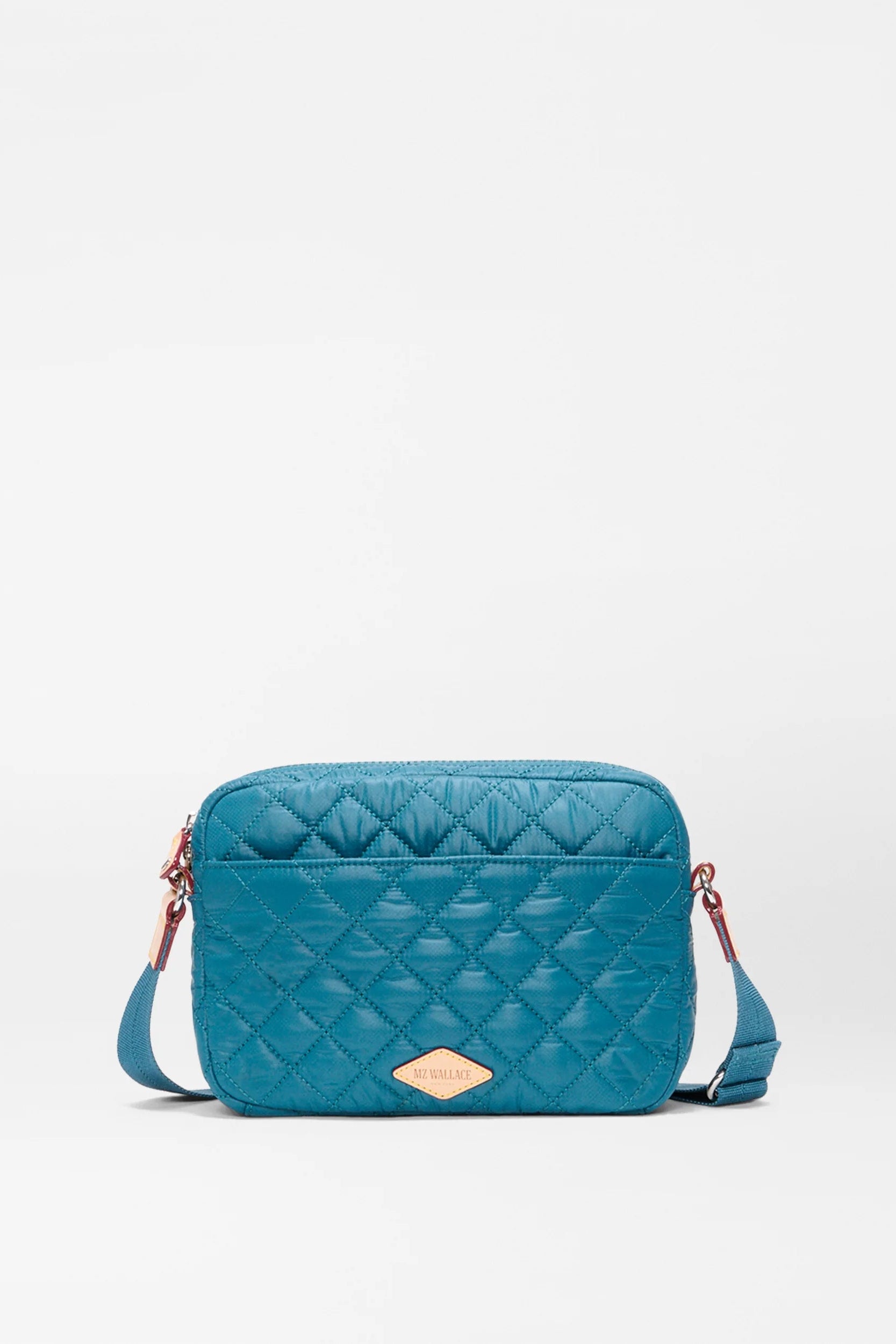 MZ Wallace Small Metro Camera Bag in Pacific | Shop Eleanor - Women's Luxury Handbags