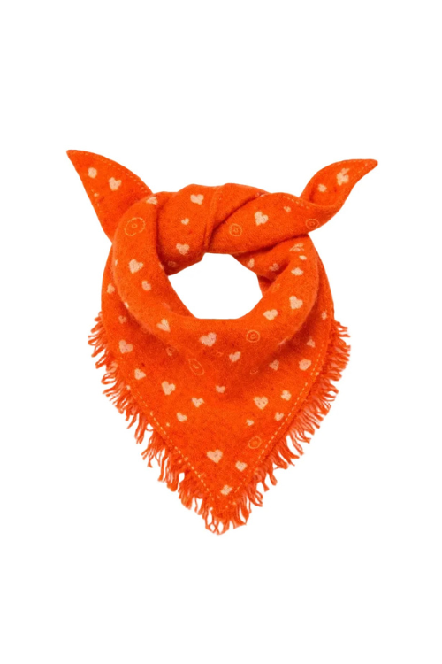 Cashmere Bandana - Tomato