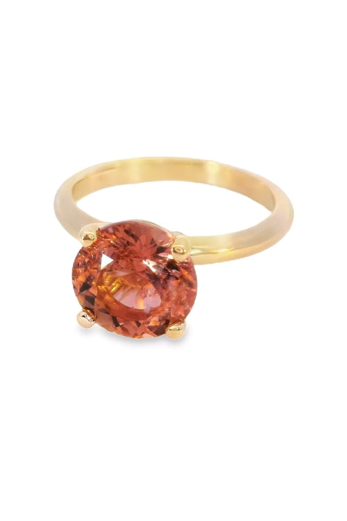 Leela Grace Dark Coral Tourmaline Ring | Shop Eleanor