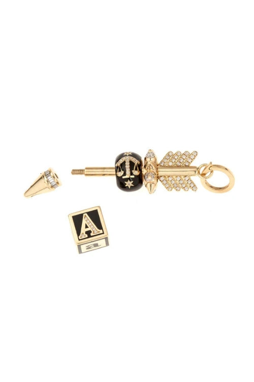Diamond Arrow Charm for Big Beads