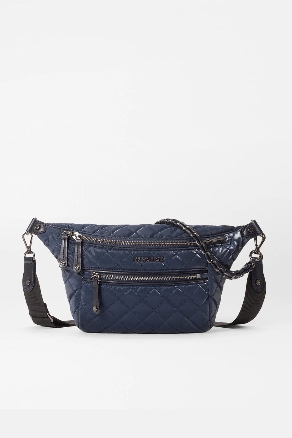 MZ Wallace Small Crosby Crossbody in Ink Liquid | Shop Eleanor