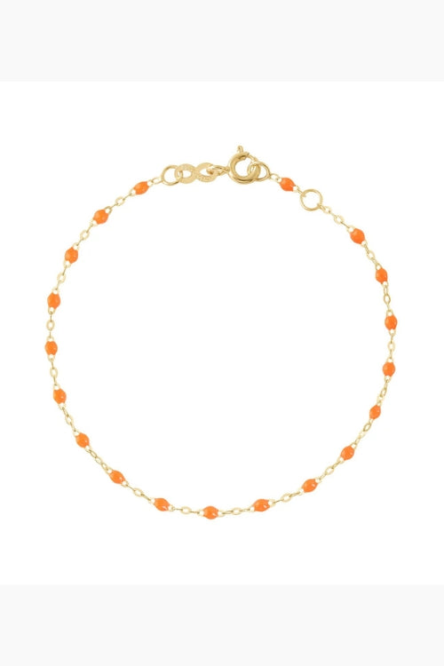 Gigi Clozeau Classic Bracelet 6.7" in Orange | Shop Eleanor