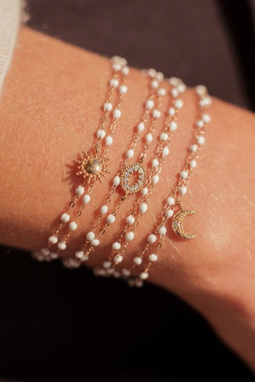 Gigi Clozeau Classic Bracelet 6.7" in White | Shop Eleanor