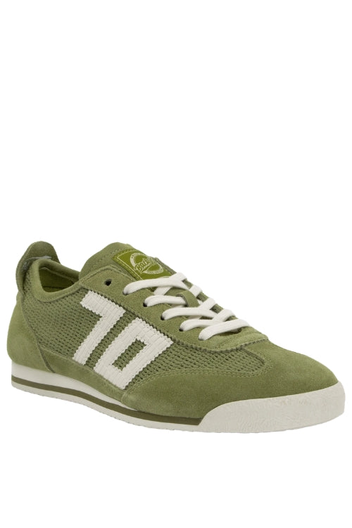 Back 70 Leon Sneaker in Olive | Shop Eleanor