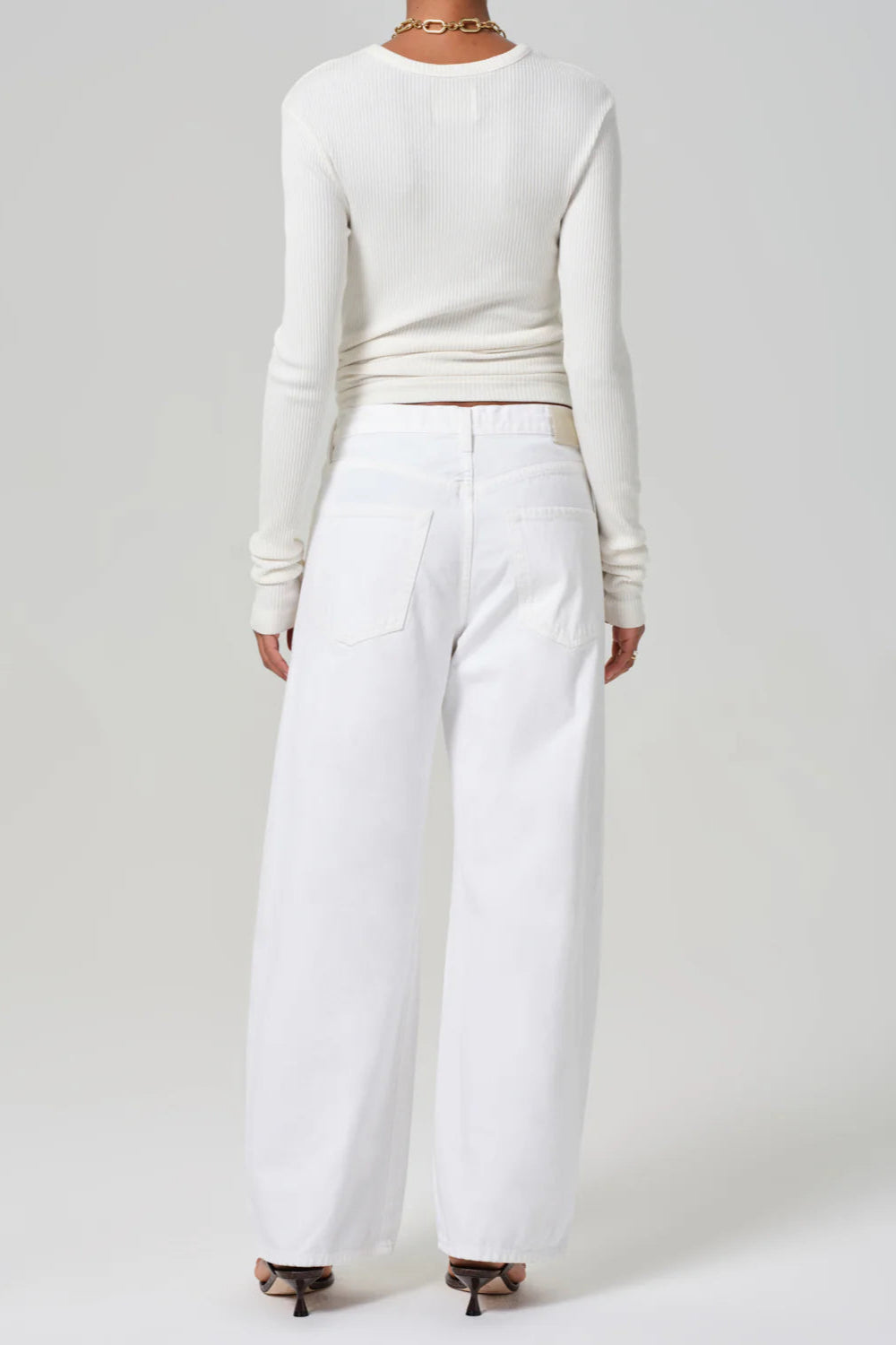 Citizens of Humanity Brynn Wide Straight Trouser in Tulip | Shop Eleanor