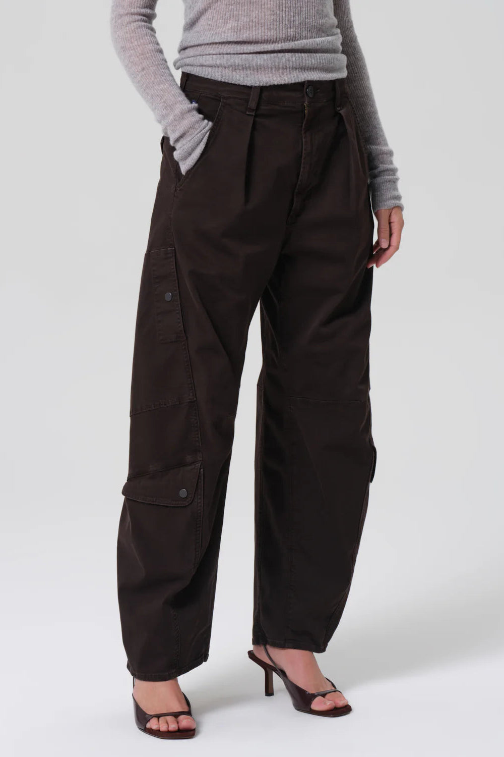 Citizens of Humanity Baggy Cargo Pant in Deep Green | Shop Eleanor