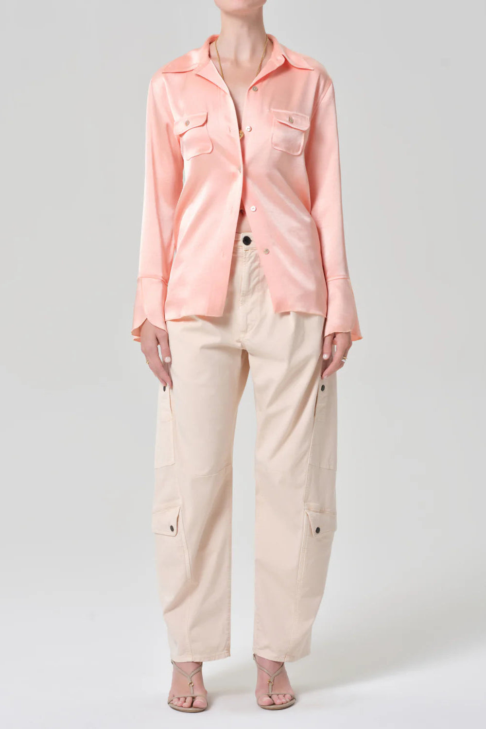 Citizens of Humanity Flight Cargo Pant in Shrimp Pink | Shop Eleanor
