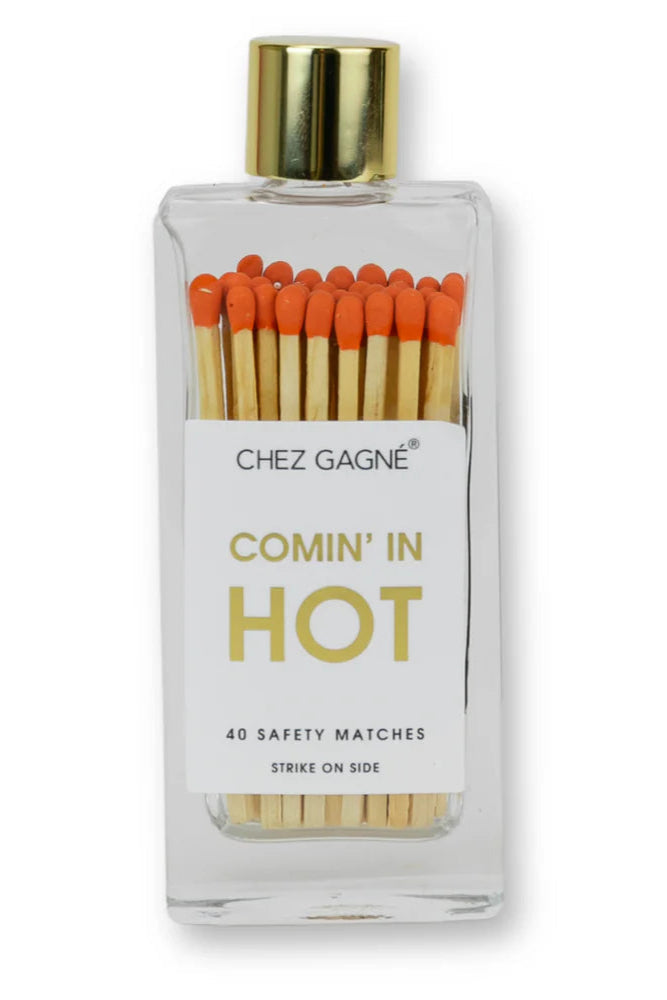Chez Gagne Safety Matches "Comin' in Hot" | Shop Eleanor