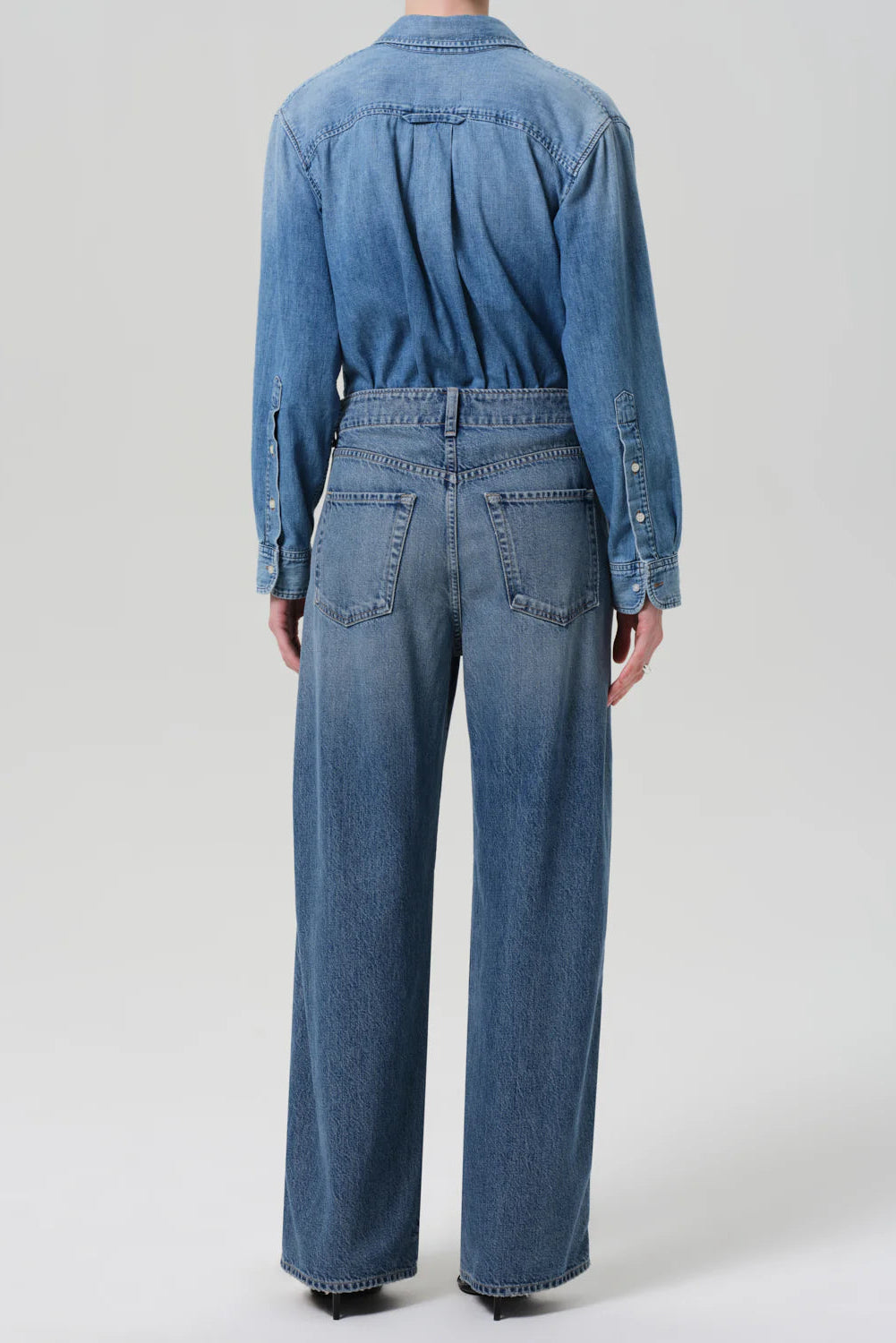 Citizens of Humanity Relaxed Denim Trouser in Jete | Shop Eleanor