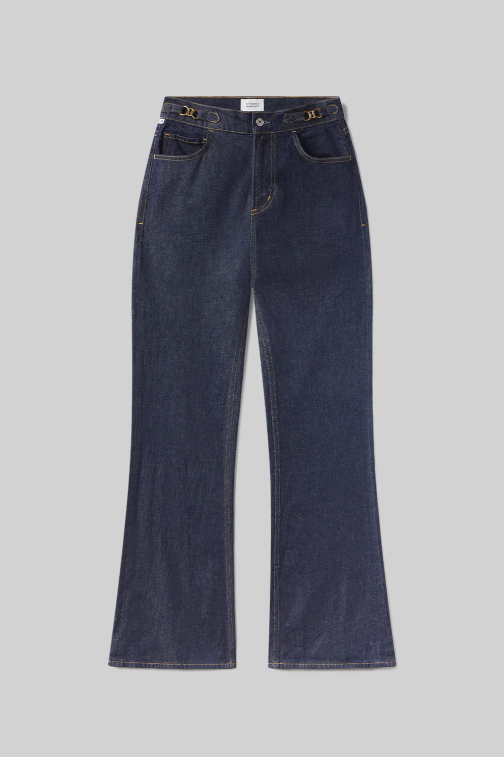 rounded hip comfort stretch denim jeans