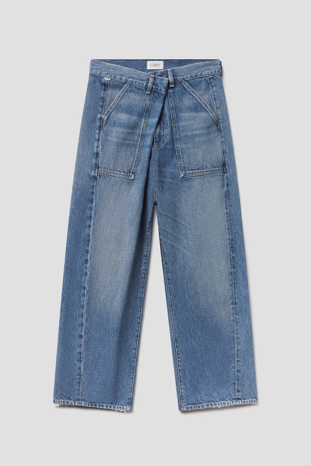 Citizens of Humanity Ines Elevated Denim Utility Trouser in Ines | Shop Eleanor - Women's Luxury Boutique in Colorado