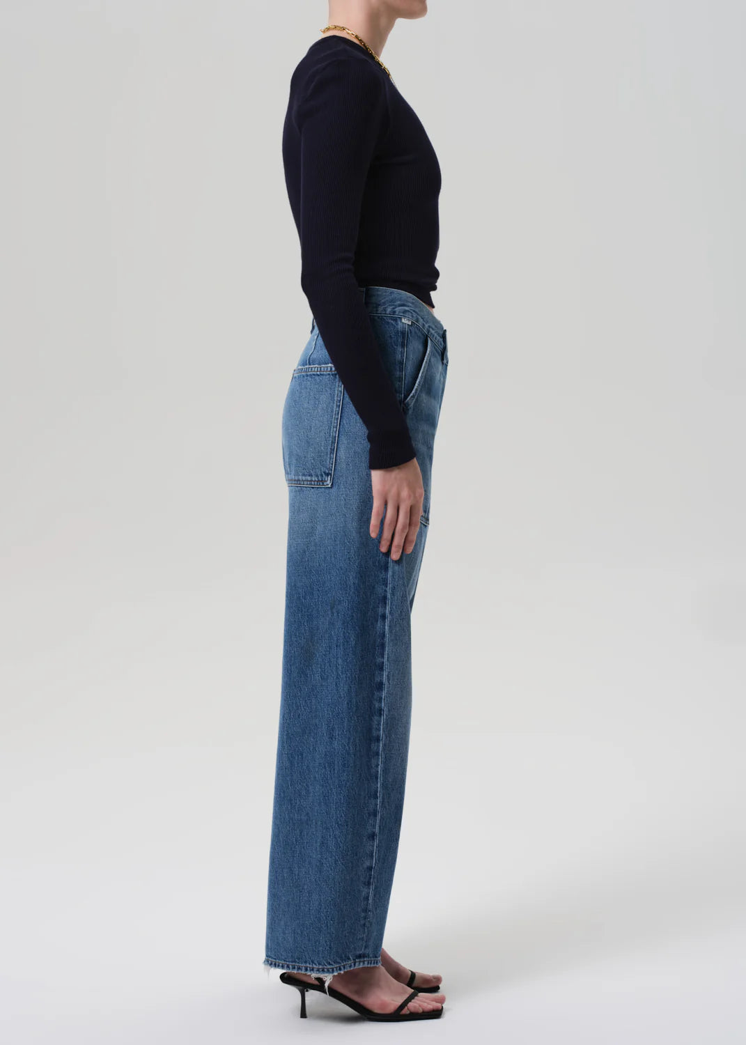 Citizens of Humanity Ines Utility Denim Trouser in Ines | Shop Eleanor - Women's Designer Boutique in Colorado