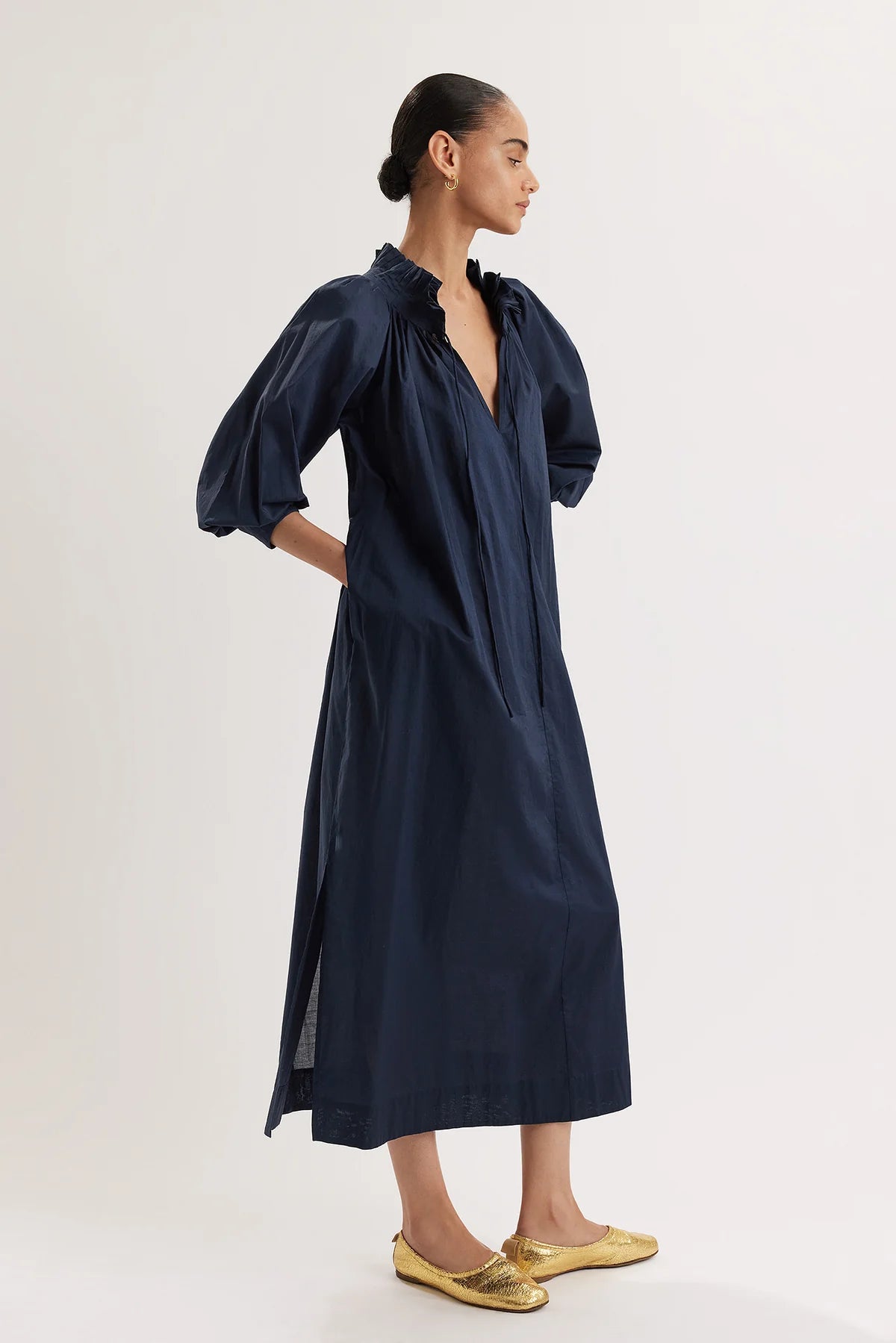 Merlette Shore Dress in Navy | Shop Eleanor - Women's High-end Dresses and Apparel in Colorado