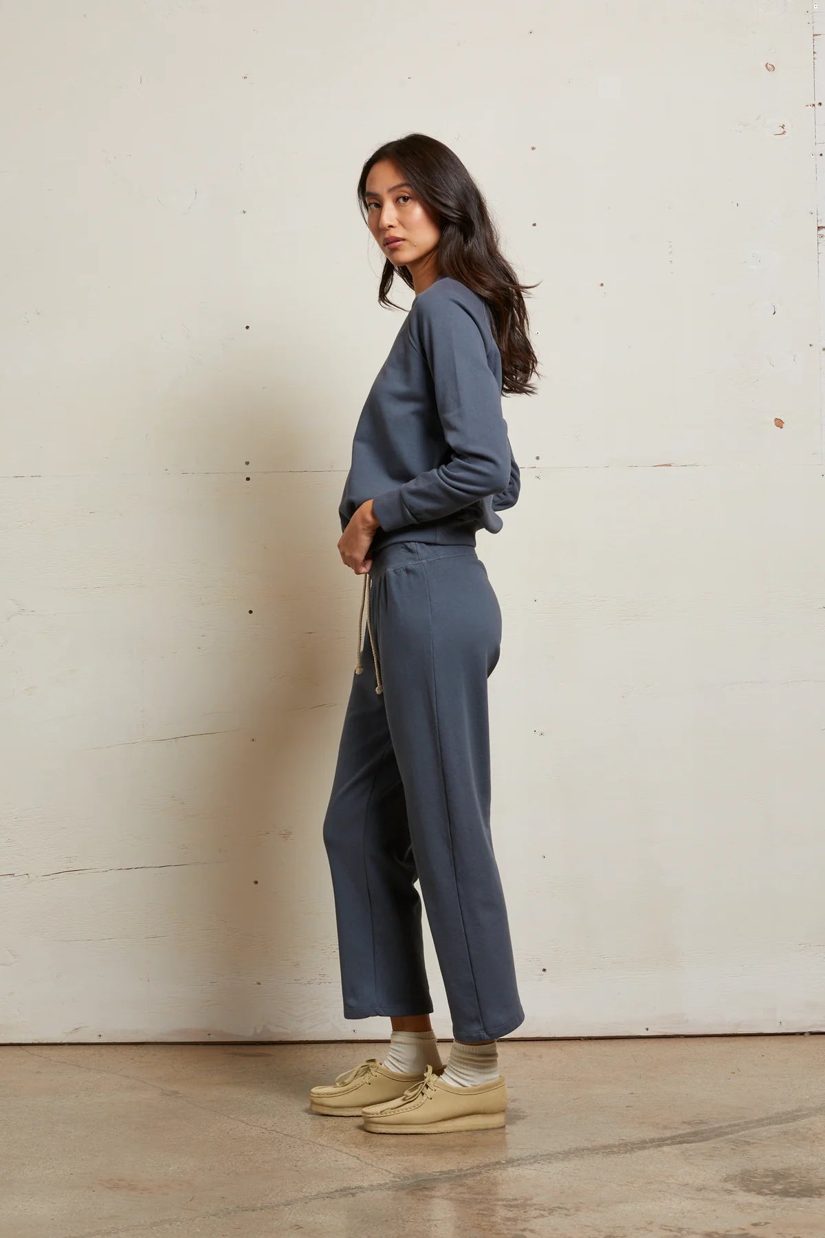 perfect white tee Jamaica Beach Fleece Cropped Pant | Shop Eleanor - Women's Online Luxury Boutique based in Louisville, CO