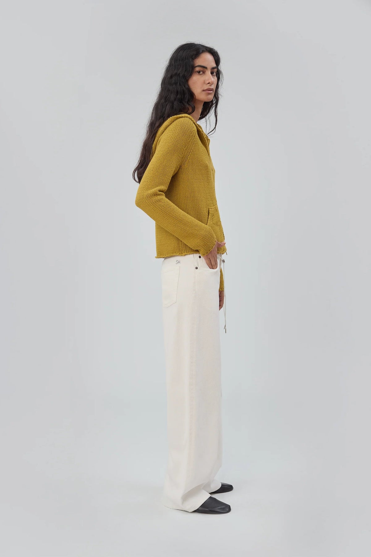 Baggy Off-White Denim Jeans | Shop Elenaor