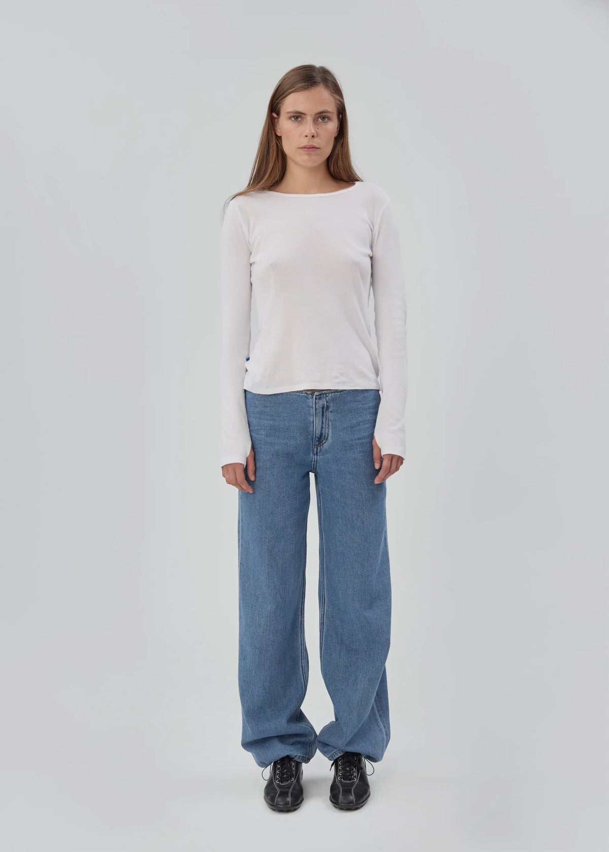 Still Here Sport Jean in Classic Blue | Shop Eleanor