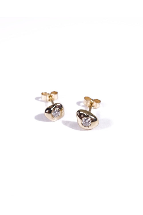 Talisman Diamond Mini Orb Stud Earring | Shop Eleanor