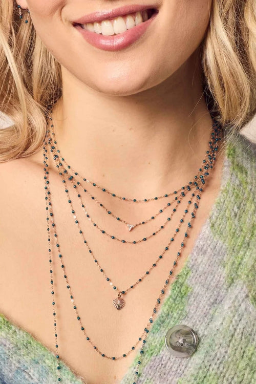 Gigi Clozeau Classic Necklace 17.7" in Jungle | Shop Eleanor