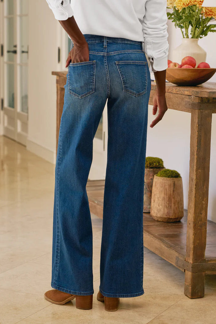 Frank & Eileen Galway Full Length Wide Leg Jean in 1999 | Shop Eleanor - Women's Online Designer Clothing Boutique in Colorado