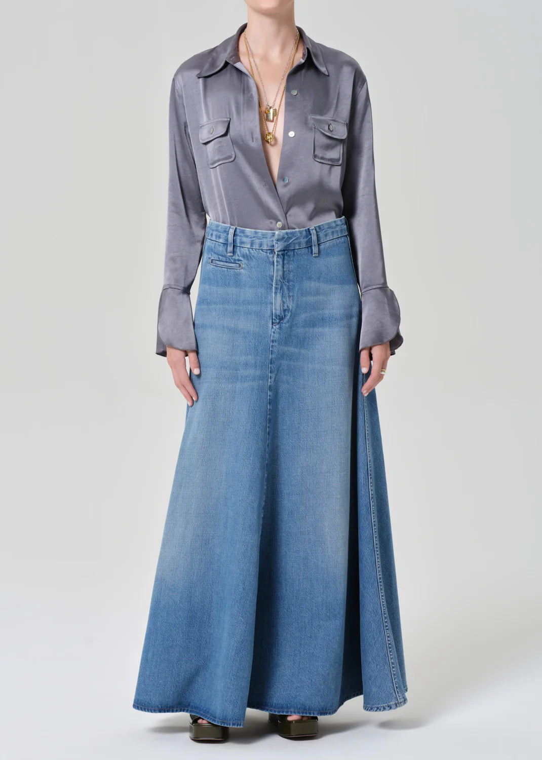 Citizens of Humanity Effie Maxi Denim Skirt | Shop Eleanor