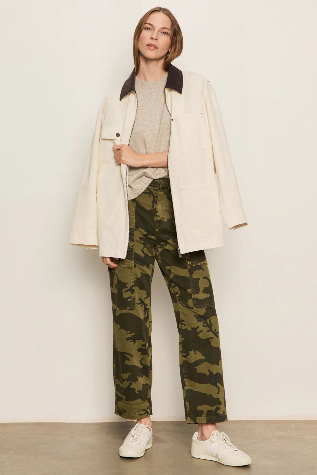 The Sanctuary Cool and Casual Boyfriend Utility Pant in Rambler Camo | Shop Eleanor - Women's Luxury Boutique in Louisville, CO