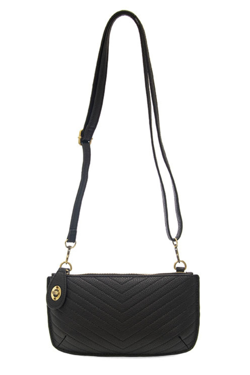 Joy Susan Quilted Mini Crossbody with Adjustable Shoulder Strap in Black | Shop Eleanor