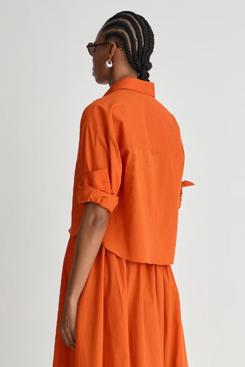 Apiece Apart Isolde Top in Persimmon | Shop Eleanor