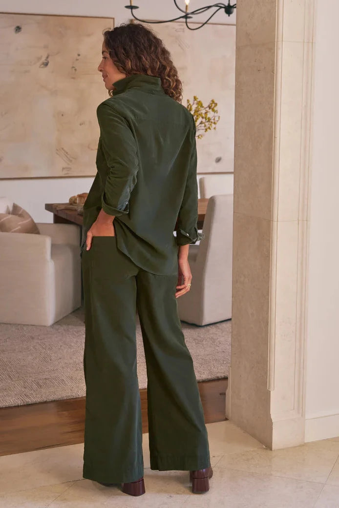 Frank & Eileen Scotland Set in Green Corduroy | Shop Eleanor