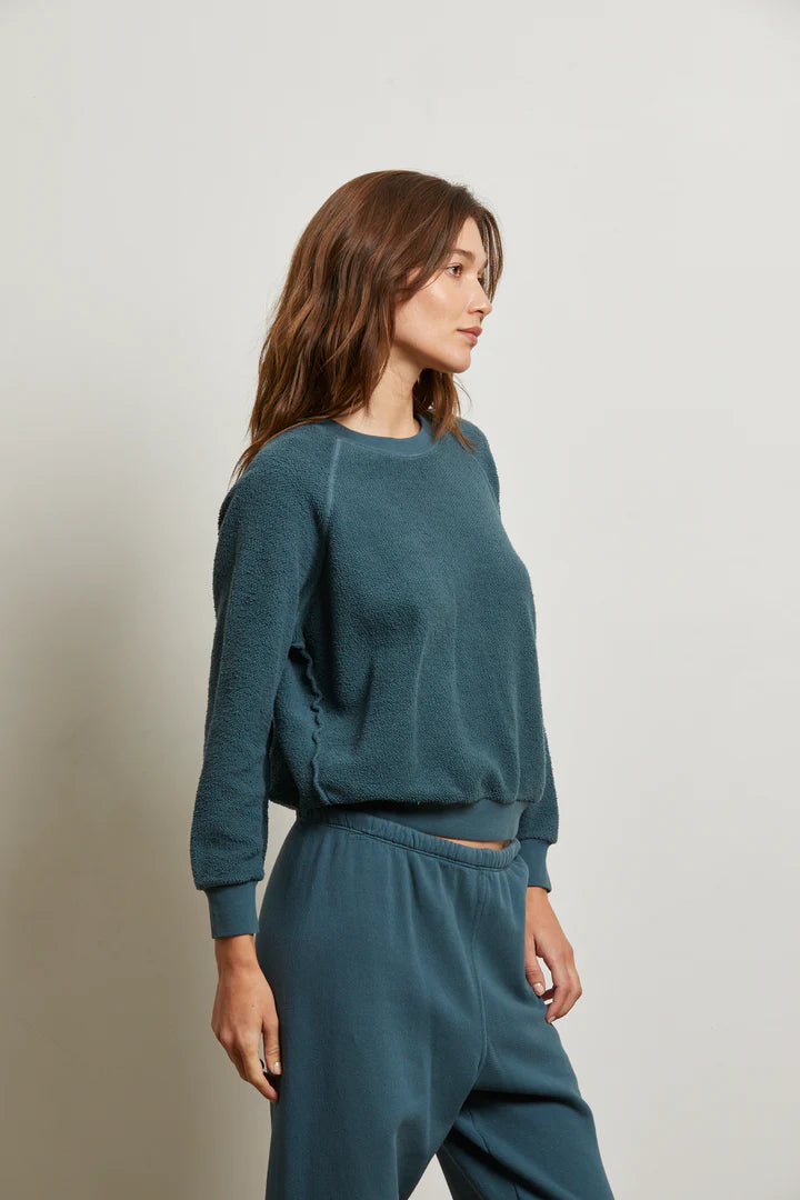 perfect white tee Ziggy Inside Out Fleece Crewneck | Shop Eleanor