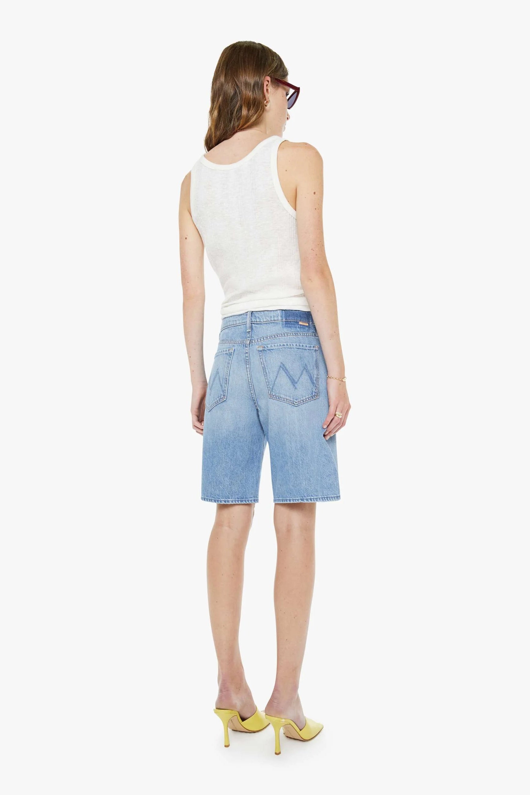 Mother Undercover Denim Short in Last Bite | Shop Eleanor
