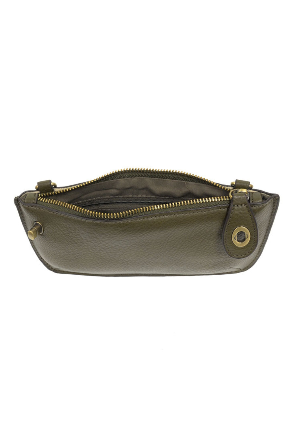 Joy Susan Mini Clutch Crossbody Wristlet in Dark Moss | Shop Eleanor