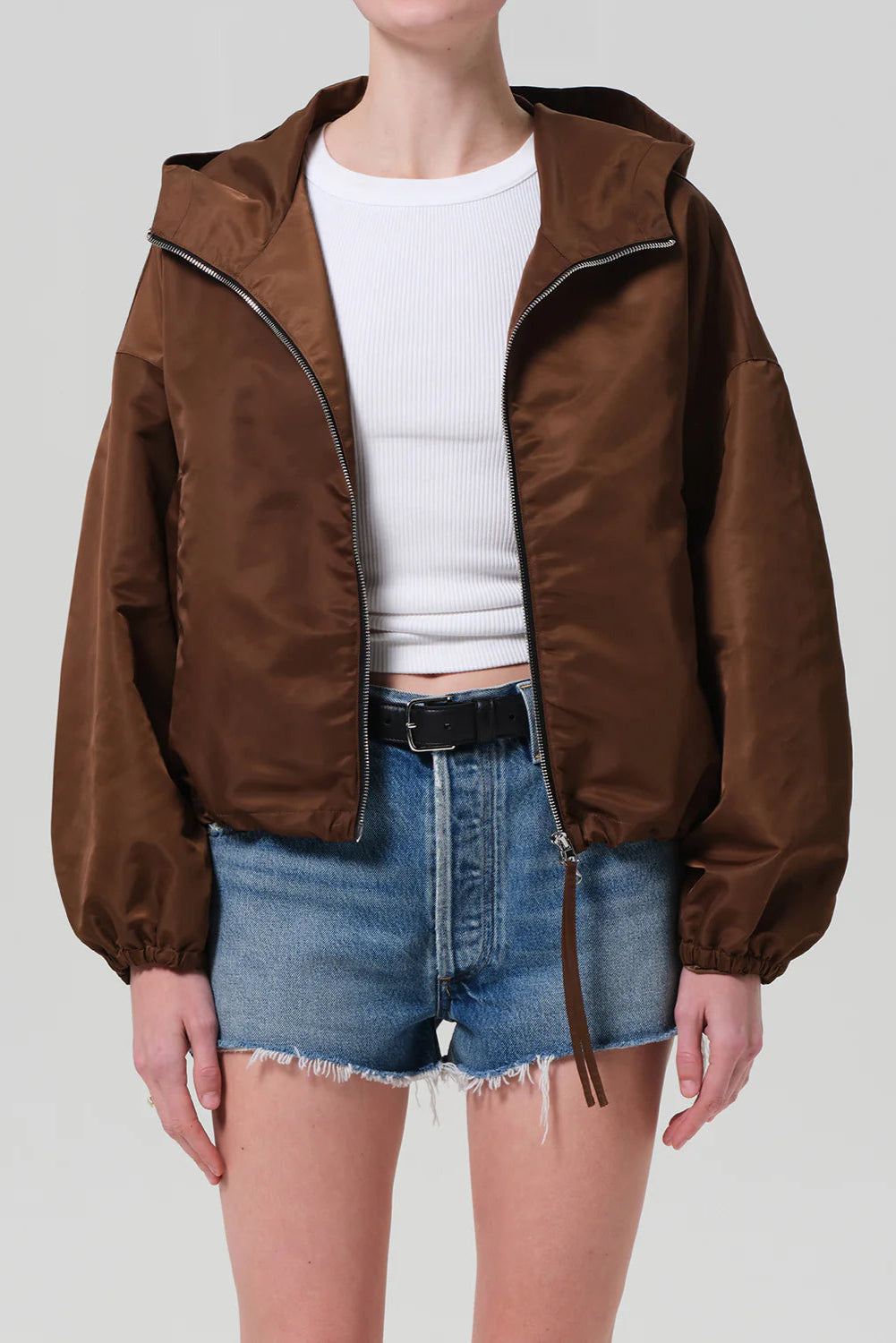 Citizens of Humanity Croppe Nylon Windbreaker | Shop Eleanor