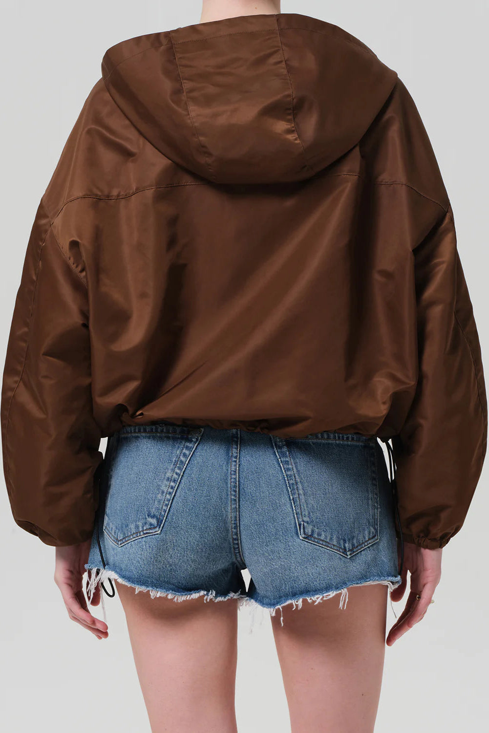 Citizens of Humanity Croppe Nylon Windbreaker with adjustable waist | Shop Eleanor - Women's Luxury Boutique