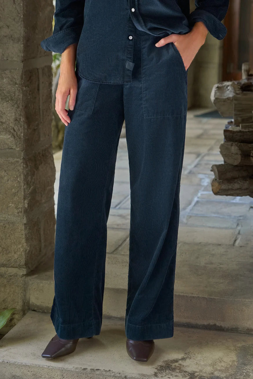 Frank and Eileen Madeline Pant in Classic Navy | Shop Eleanor