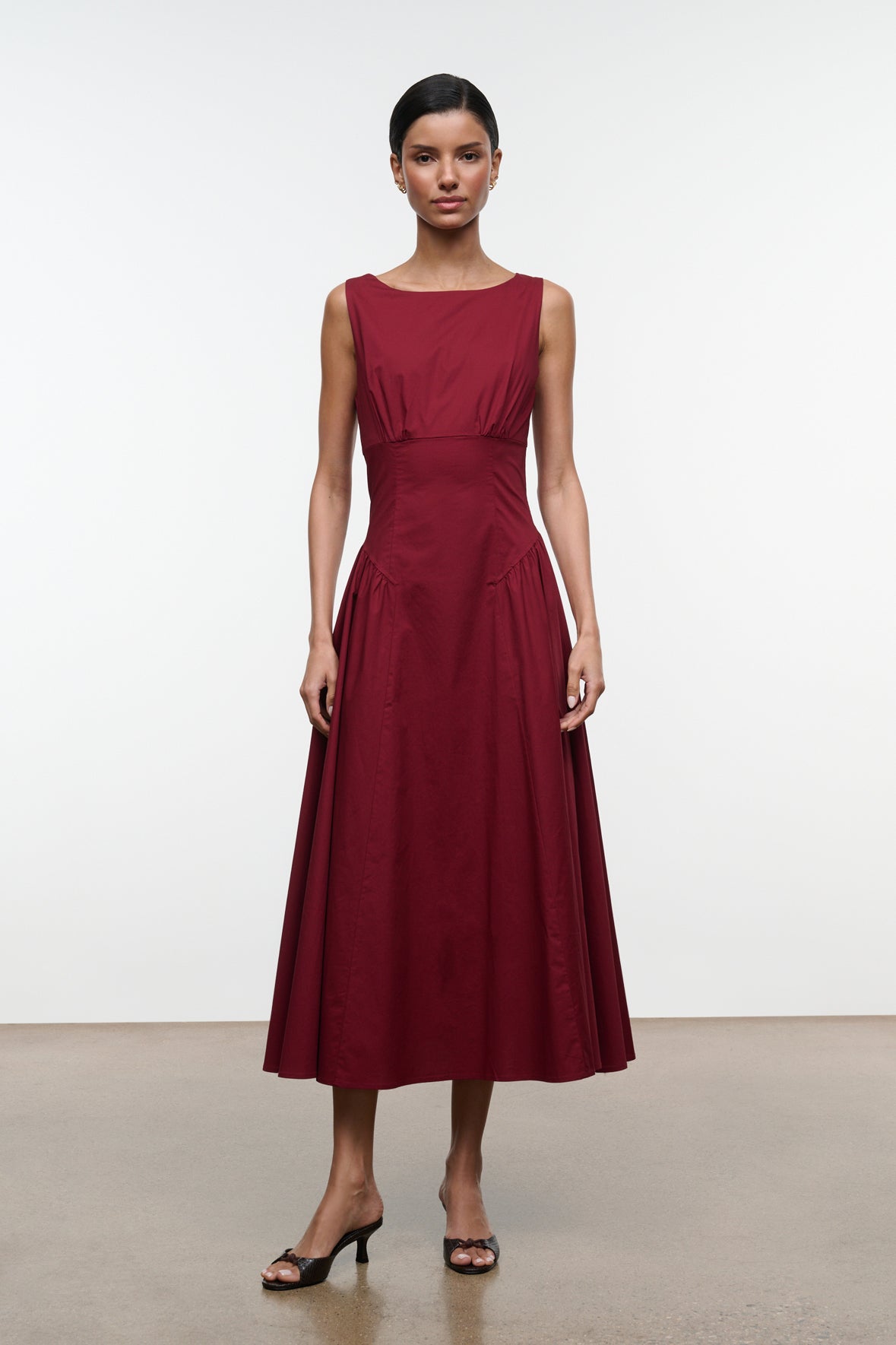 The STAUD Gwen Dress in Carmino | Shop Eleanor